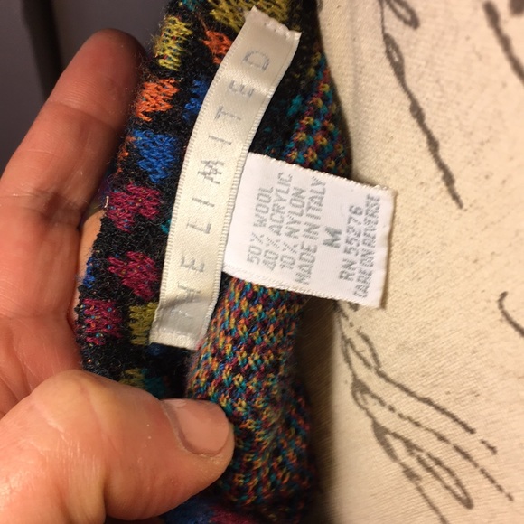 Multicolor skirt, size 8 wool 50% - Picture 5 of 5